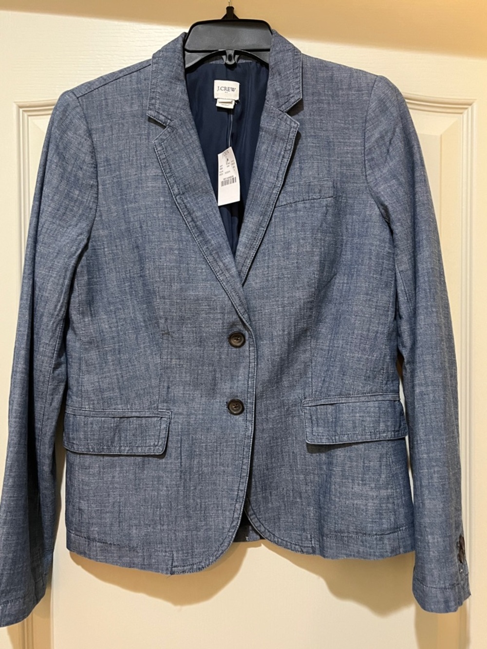 J. Crew Light Chambray Blue Tailored Blazer